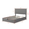 NicBex Queen/Full Size Upholstered Platform Bed with a Hydraulic Storage System for Adults - 3 of 4