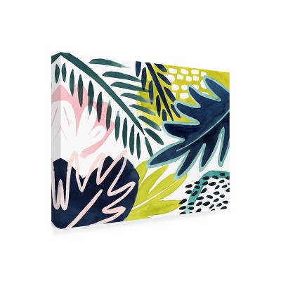 Tropical Collage 14" x 19" Outdoor Canvas Print