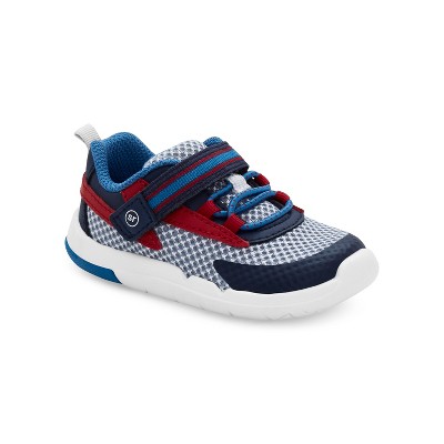 Stride Rite Unisex-Kinderschuhe Carson Athletic Running Shoe – Mit Netz-Obermaterial & Klettverschluss | Für Aktive Kids