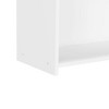 2-in-1 Bookshelf for Toddlers Kids Bookshelves Rack with Toy Storage Organizer Book Unit Storage for Infants Young Children, White - 4 of 4