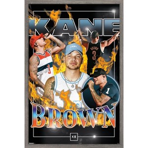 Trends International Kane Brown - Fire Framed Wall Poster Prints - 1 of 4
