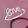 Pure Collection by Ross-Simons Diamond "Love" Ring in Sterling Silver - 4 of 4