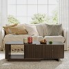 Tribesigns Extendable Coffee Table with Storage, 43"-65" Long Rectangle Center Cocktail Table with 2 Drawers & Shelves for Living Room, Dark Grey - 3 of 4