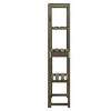 vidaXL Trellis Gray Solid fir wood 21.7x11.8x55.1 in Shelving Trellis - 4 of 4