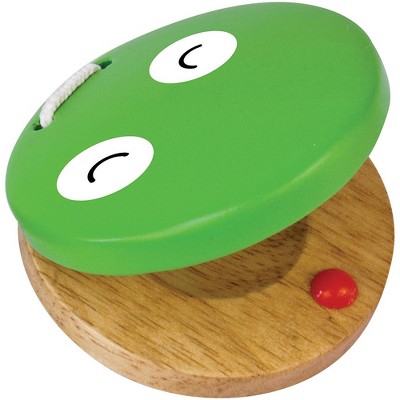 Green Tones Frog Castanet
