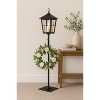 Metal Lantern Post with Wreath Holder 43.25"H - 3 of 4