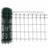 vidaXL Garden Border Fence Powder-coated Iron 82'x2.1' - 2 of 2