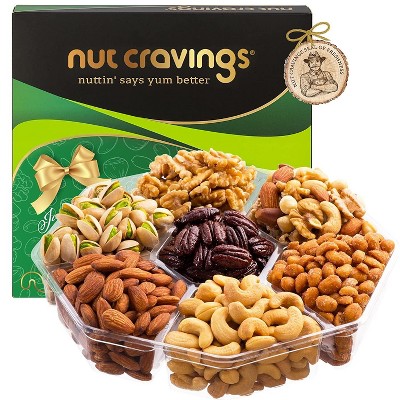 Nuts Gift Basket in Green Box