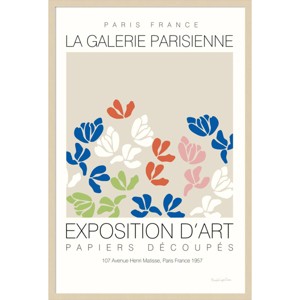 28"x41" Fleurs de Matisse III by Mercedes Lopez Charro: Parisian Gallery Exposition Art - Amanti Art - 1 of 4