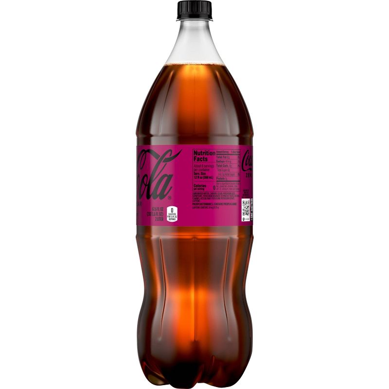 Coca-Cola Cherry Zero - 2 L Bottle, 5 of 10