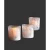 Set of 12 Glass Votive Candle Holders 3.5 Inch Height Frosted Winter Theme By Melrose - 3 of 3