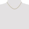 Black Bow Jewelry 1.5mm 14k Yellow Gold Diamond Cut Solid Rolo Chain Necklace - 2 of 4