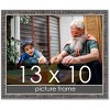 PosterPalooza | Photo Size Textured Black Picture Frame - UV Acrylic, Foam Board Backing, Hanging Hardware - 2 of 4