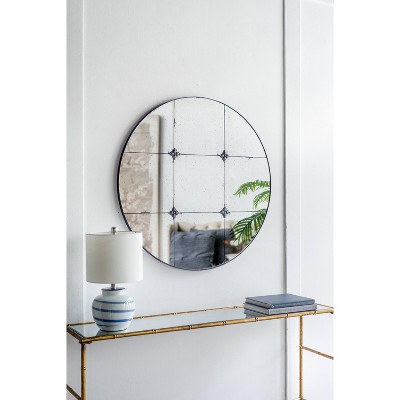 VYNXARIA 30"*45" Large Arched Wall Mirror with Three Separate Sections