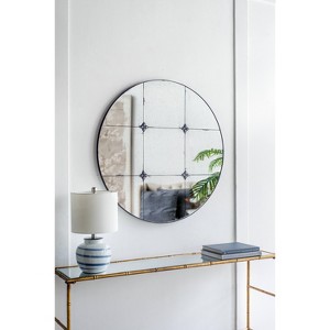 VYNXARIA 30"*45" Large Arched Wall Mirror with Three Separate Sections - 1 of 4