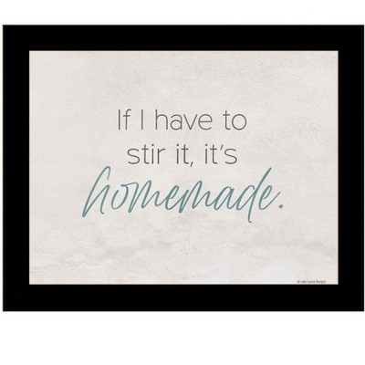 HomeRoots It's Homemade Black Framed Print Wall Art