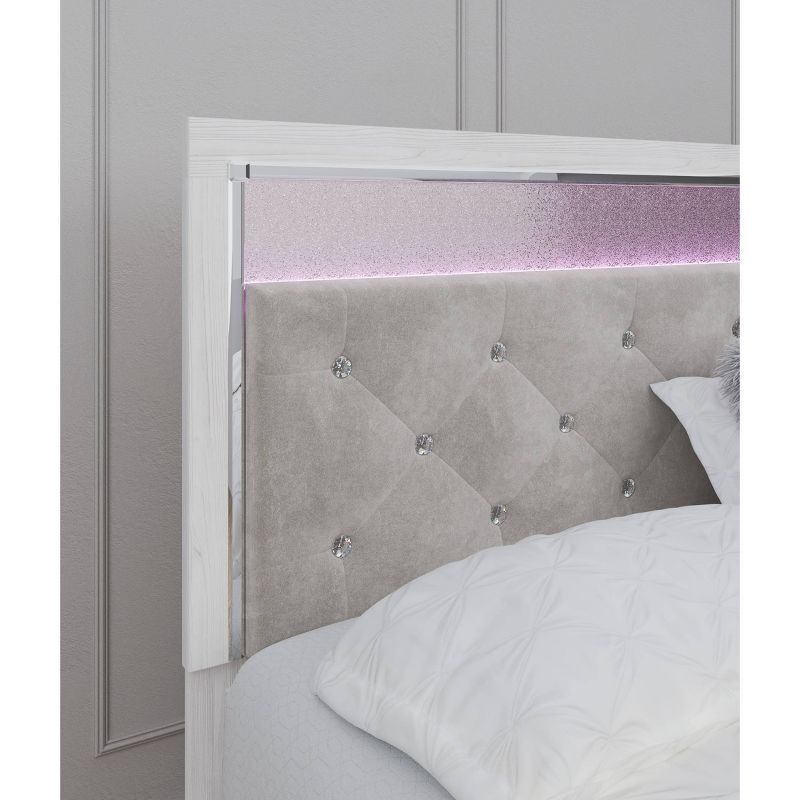 King/California King Altyra Upholstered Panel Headboard White - Signature Design by Ashley, 2 of 4
