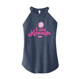 Women's - Barbie - I Am Kenough Disco Ball Graphic High Neck Tank - 1 of 2