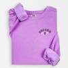 Simply Sage Market Embroidered Soccer Mom Lightweight Garment Dyed Sweatshirt - 2 of 4
