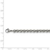 Black Bow Jewelry 5mm Stainless Steel Fancy Textured Rolo Chain Necklace - 3 of 4