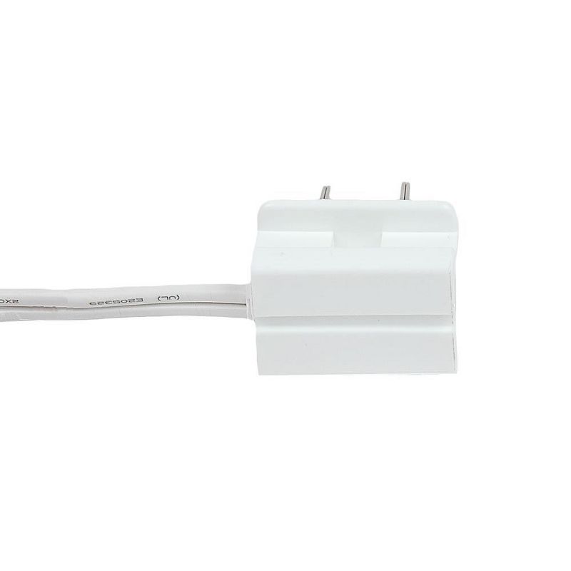 Novelty Lights White Snap-On Vampire Plug SPT-1 for C9/C7 Socket or Zip Cord Wire, 4 of 5
