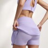Anna-Kaci Active Women's V Crossover Waist Tennis Skort with Built-In Shorts and White Trim Detail - 4 of 4
