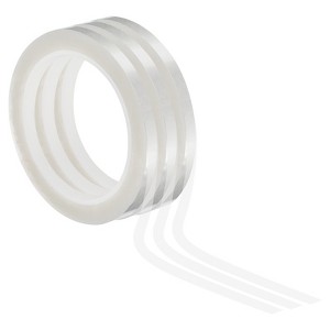 Unique Bargains Adhesive Versatile Durable DIY Art Whiteboard Tape 3 Pcs - 1 of 4