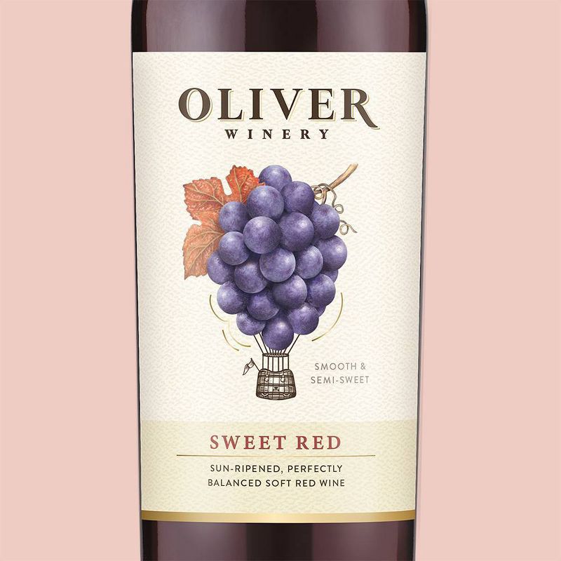 Oliver Sweet Red - 750ml Bottle, 4 of 7
