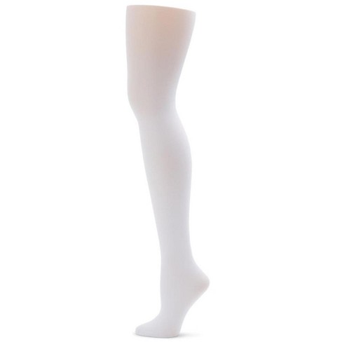 Capezio White Women's Ultra Soft Footed Tight, Small/medium : Target