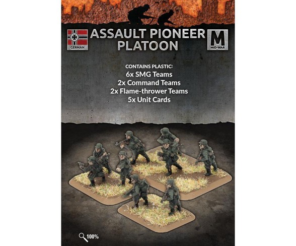 Assault Pioneer Platoon Miniatures Box Set