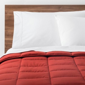 Red Solid Down Alternative Comforter (Twin XL) - Made By Design , Size: twin extra long