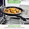 BRINJOY 3-piece non-stick kitchen cookware set, non-induction, including pots, pans, and black - 4 of 4