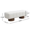 Christopher Knight Home Gale 50" Contemporary Muti-functional Chenille Upholstered Dining Bench - 3 of 4