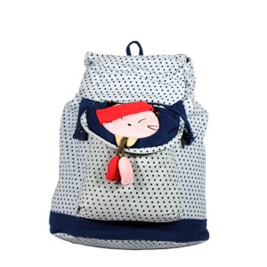 Slickblue Cute Canvas Backpack, Large and Practical, School or Travel Bag, Artistic Design, Machine Washable - 1 of 4