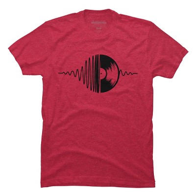 Men's Design By Humans Music Vinyl By LipsOfJolie T-Shirt