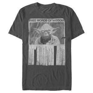 Men's Star Wars Yoda Words of Wisdom T-Shirt - 1 of 4