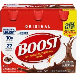 Boost Original Nutritional Shake - Chocolate - 6pk