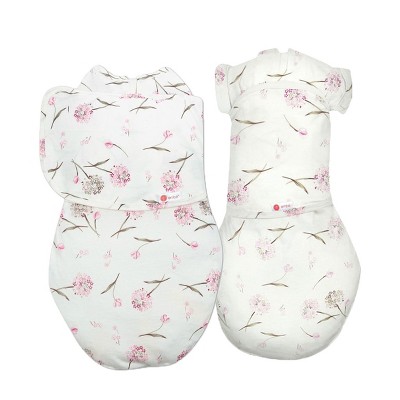 Image of embe Swaddle Wrap (0-3mo) & Transitional Swaddle Sack (3-6 months), Convertible, 2-Pack 