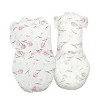embe 2-Stage Bundle, Newborn Starter Wrap-Transitional Short Sleeve Swaddle Sack (0-6 months), Arms-In/Arms-Out, Legs-In/Legs-Out - 4 of 4