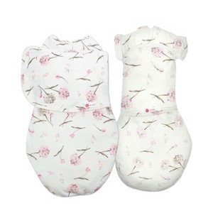 embe 2-Stage Bundle, Newborn Starter Wrap-Transitional Short Sleeve Swaddle Sack (0-6 months), Arms-In/Arms-Out, Legs-In/Legs-Out - 1 of 4
