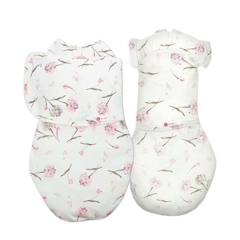 3pk Soothe Baby Swaddle 0-3 Months, Organic Baby Swaddle Sleep Sacks,  Newborn, Infant Swaddle Sack (blossom) : Target