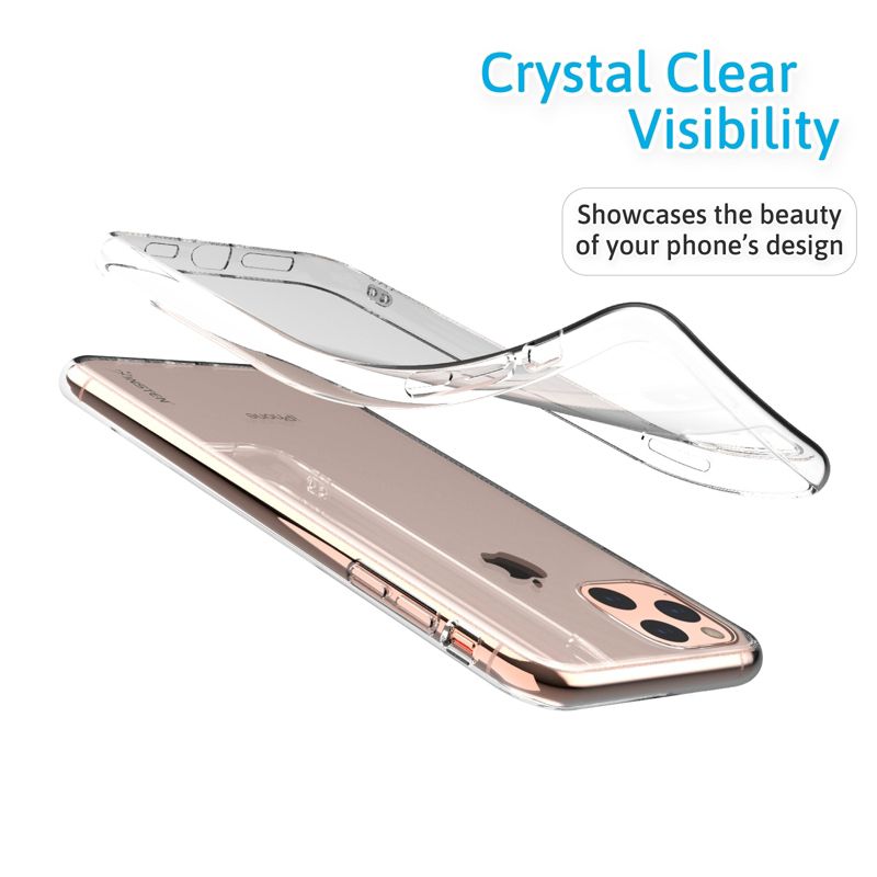 INSTEN Clear Ultra Slim Thin TPU Protective Case compatible with Apple iPhone, 5 of 9