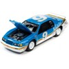 1986 Ford Thunderbird Stock Car #9 Bright Blue "Go-Po-Po-Go!" 24 Hours of Lemons 1/64 Diecast Model Car by Johnny Lightning - 3 of 3