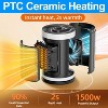 Musment Portable Space Heater, 1500W Electric Heater PTC Ceramic Fast Safety Heat - 3 of 4