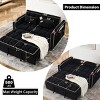 SEVOBAL Foldable Futon Sofa Bed Multi-Functional Pullout Sofa Bed Modern Sofa Velvet Pull-Out Bed Adjustable Back, Black, 46.61"*38.42"*14.63" - 2 of 4