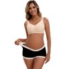 INSPIRE CHIC Women's Low Waist Under the Bump Maternity BoyShorts Pregnancy Seamless Ladies Panties - 4 of 4