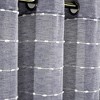 Lush Décor Farmhouse Textured Grommet Sheer Window Curtain Panel Single - 4 of 4