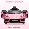 Kids Ride on Car, Licensed Corvette Battery Powered Car, 12V Toddles Electric Sports Car Toy with Remote Control - 4 of 4