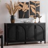 Bella Depot Modern Storage Sideboard Buffet Cabinet with Artificial Rattan Door, Entryway,Kitchen - 3 of 4