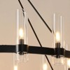 20 - Light 60''Glass LED Wagon Wheel Chandelier - 2 of 4